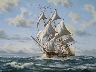 Artist Rendition of USS Constitution - Giclee $195