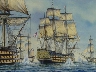 HMS Victory at Trafalgar - Giclee $195