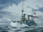 Watercolor Painting USS Olympia