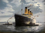 Oil Painting of the RMS Titanic