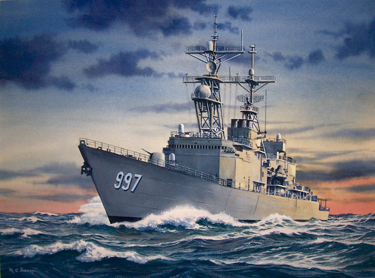 Destroyer USS Hayler